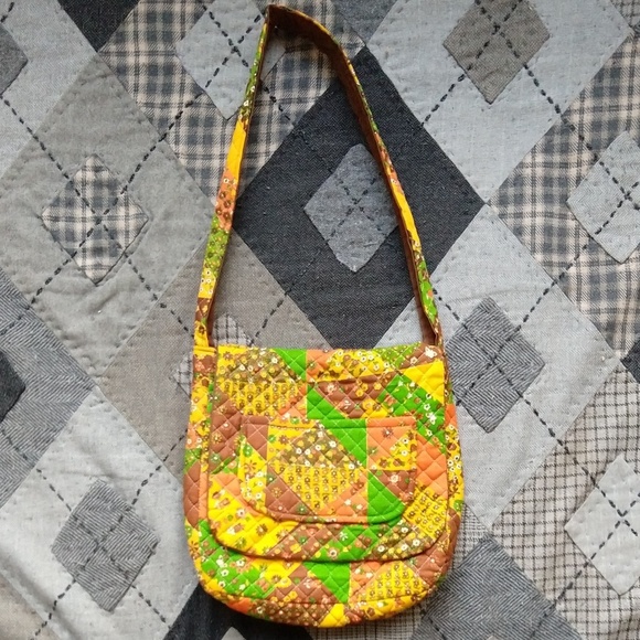 Vintage Handmade Quilted Shoulder Bag - Picture 2 of 6